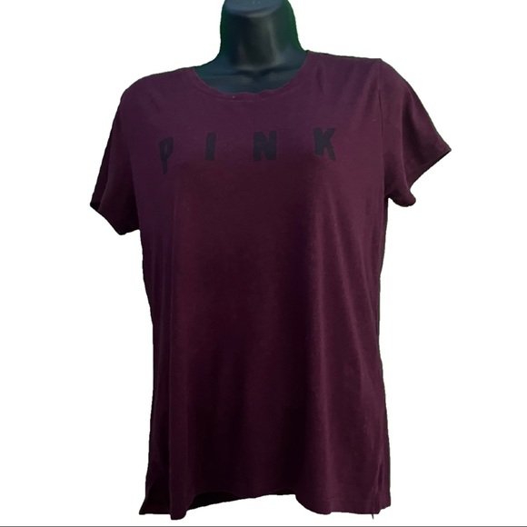 PINK VS LOGO SHORT SLEEVE TEE - Picture 1 of 3